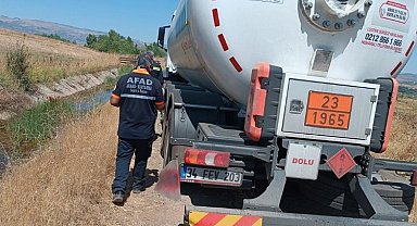 Bingöl'de LPG yüklü tankerinde gaz sızıntısı harekete geçirdi!