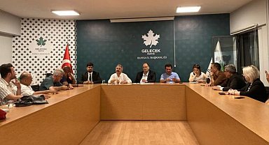 Bursa'da 'Gelecek'ten jet toplantı!