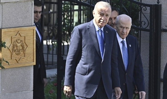 Erdoğan ile Bahçeli bir araya geldi