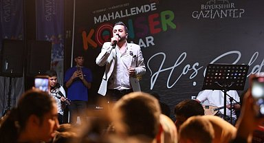 Gazianteplilerin mahallelerinde konser coşkusu