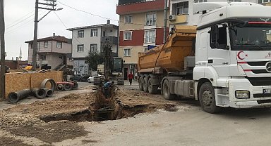 Gebze'de altyapı çalışmaları sürüyor