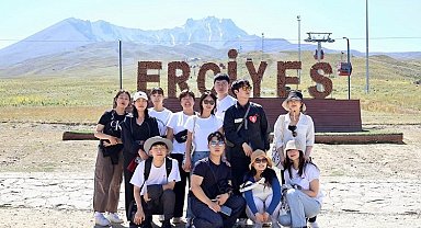 Güney Koreli öğrenciler Kayseri'ye hayran kaldı