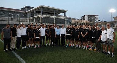 İnegölspor'a ilk maç öncesi moral ziyareti