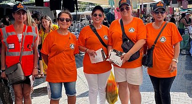 İzmir Foça'da mahalle afet gönüllülerinden farkındalık