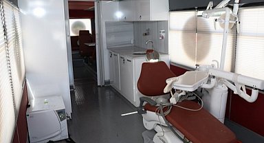 Kayseri Büyükşehir'in mobil diş kliniği eve döndü