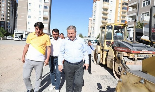 Kayseri Melikgazi'de altyapı çalışmaları tam gaz