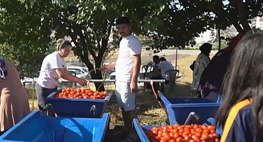 Kayseri Melikgazi'de Salça Kaynatma Günleri başladı