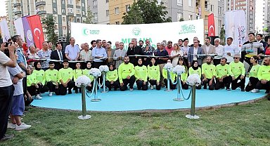 Kayseri Talas'ta Mevlana Meydanı açıldı