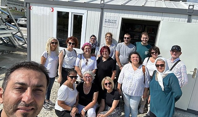 KİGDER'den depremzede Hatay'a kütüphane