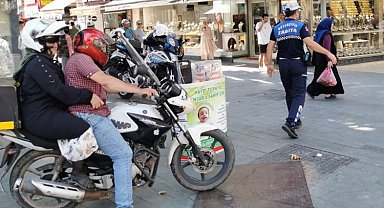 Kocaeli'de zabıta ve emniyetten motosiklet denetimi