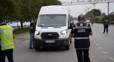 Kocaeli'den servis araçlarına sıkı denetim