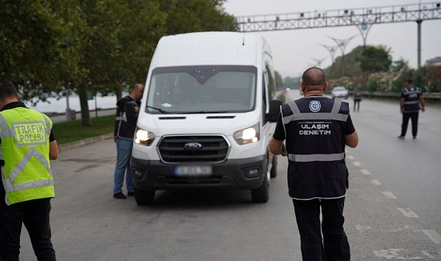 Kocaeli'den servis araçlarına sıkı denetim