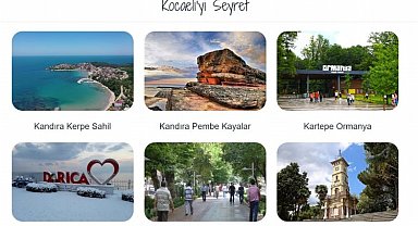 Kocaeli'nin turistik mekanları cepte