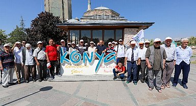 Konya huzurevi sakinlerine moral oldu