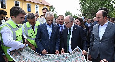 Konya'da banliyö hattına yakın mercek