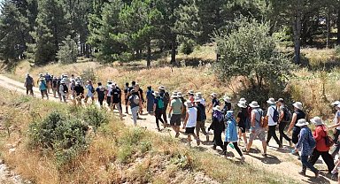 Konya'da doğa tutkunları Doğanhisar'da yürüdü