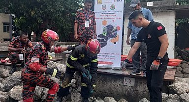 Konyalı itfaiyeciler Bangladeş'i eğitti