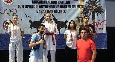 Manisalı karatecilerden 5 madalya