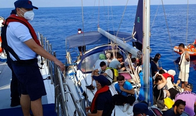 Muğla'da 118 kaçak göçmen kurtarıldı