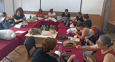 Muğla Milas'ta el sanatları kurslarına yoğun ilgi