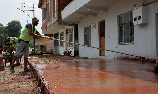 Sakarya'da Çaybaşı'na geniş ve ferah kaldırımlar