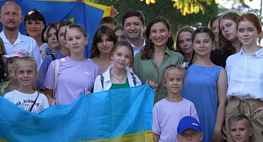 Savaş mağduru Ukraynalı çocuklar İstanbul'da