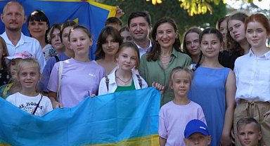 Savaş mağduru Ukraynalı çocuklar İstanbul'da