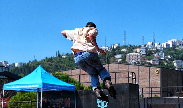 Skate Park'ta adrenalin tavan yaptı