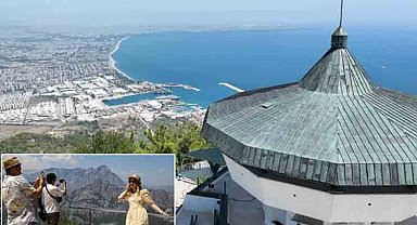 Tünektepe'ye turist akını