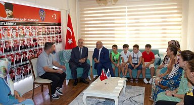 Vali Erol, şehit ailelerimiz ve gazilerimizi ziyaret etti