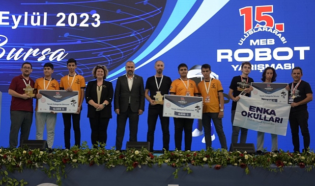 15. Uluslararası MEB Robot Yarışması sona erdi