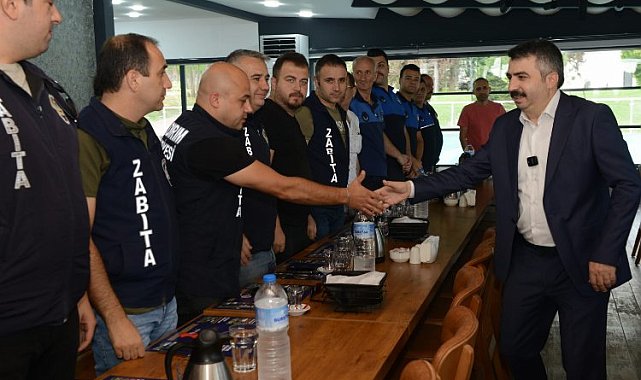 Başkan Yılmaz'dan Yıldırım'ın zabıtalarıyla özel buluşma