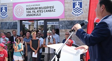 Bodrum'a 75 öğrencili gündüz bakımevi açıldı