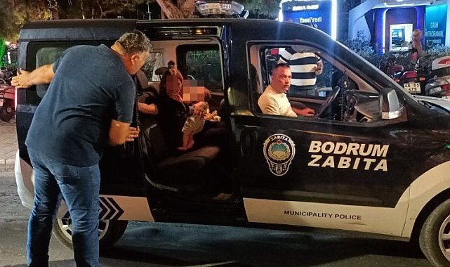 Bodrum'da zabıta ve polisten denetim