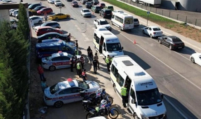 Bursa'da Jandarmadan huzur ve güven denetimi