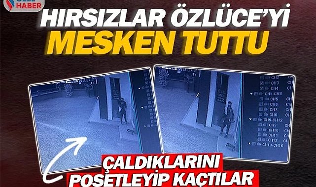 Hırsızlar Özlüce'yi mesken tuttu