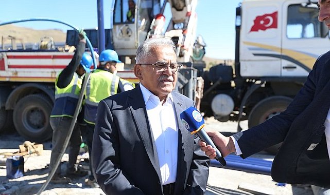 Kayseri Erciyes'te jeotermal atağı
