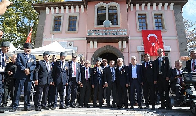 Kayseri protokolü gazileri unutmadı