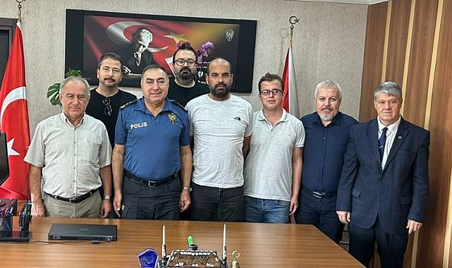 Keşanlı gazetecilerden yeni Emniyet Müdürü'ne 'hoş geldin' ziyareti
