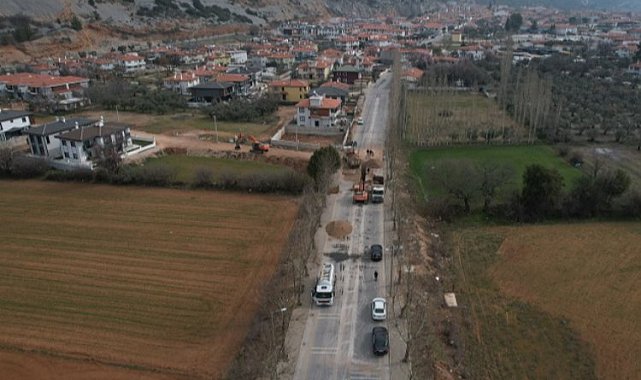 Manisa Düğerek'te asfalt çalışması başladı