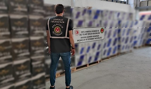 Milyonlarca kaçak makaron ele geçirildi