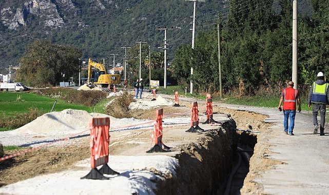 Ören'de altyapı çalışmalarına devam