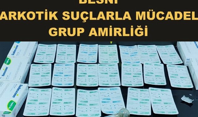 Adıyaman'da NARKOGÜÇ operasyonu
