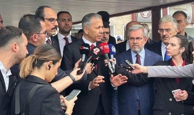 Bakan Yerlikaya ve Kalın'dan yaralı polislere ziyaret