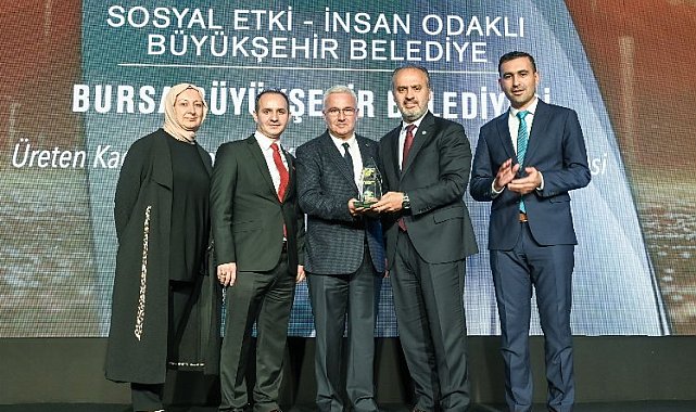 Bursa Büyükşehir'e 'sürdürülebilirlik' ödülü