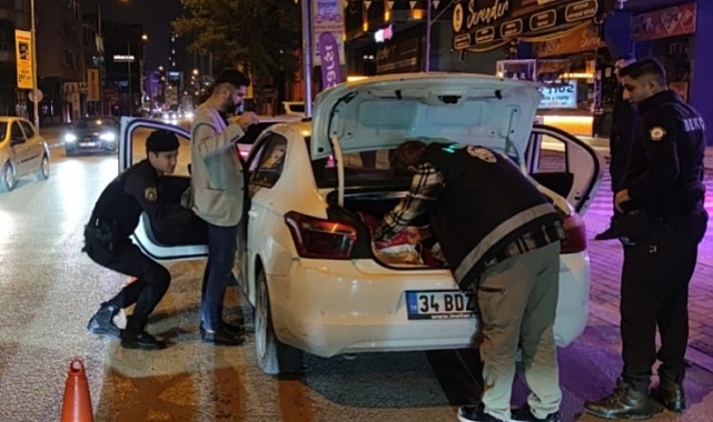 Bursa Emniyeti 3 ilçede kapsamlı denetim gerçekleştirdi