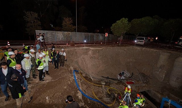 Büyük Kanal'da gece mesaisi