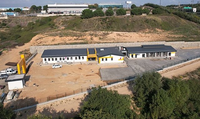 Çayırova'da rehabilitasyon merkezinde çevre düzenlemesi