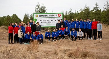 Cemal Kütahya Hatıra ormanı için fidanlar dikildi