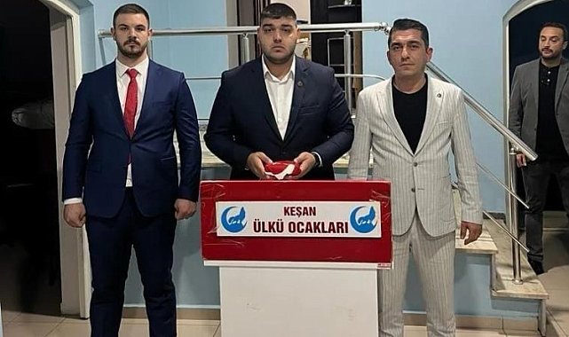 Edirne Keşan Ülkü Ocakları'nın yeni başkanı Yiğit Yamalı